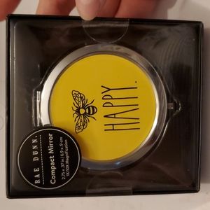 Rae Dunn compact mirror - bee happy